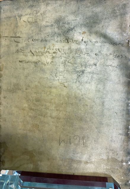 1656 Folded manuscript